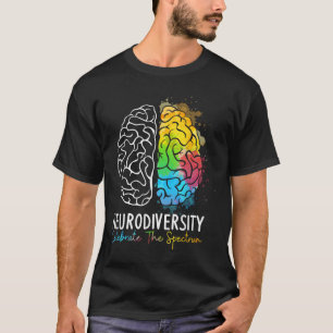 Neurodiversity - Autism Spectrum Asd Adhd Rainbow T-Shirt