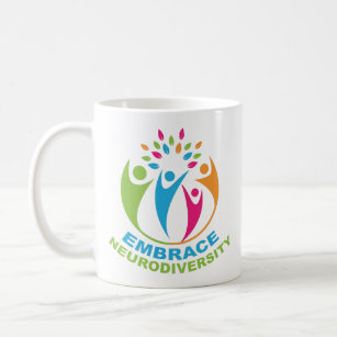 Neurodiversity Autism Spectrum Cute Colourful Coffee Mug