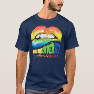 Neurodiversity Awareness ADHD Autism ASD Spectrum  T-Shirt
