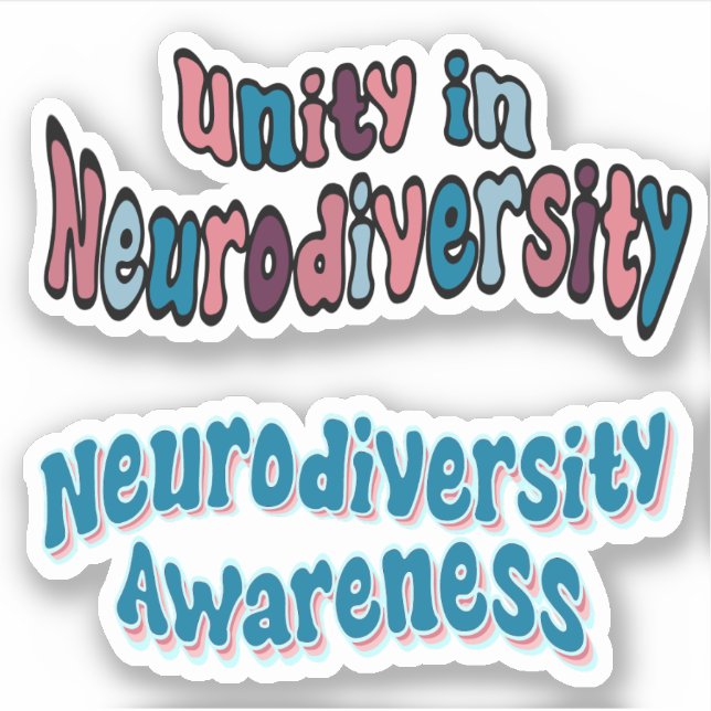Neurodiversity Awareness More Stickers Inside!  (Front)
