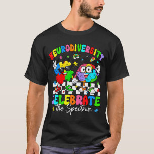 Neurodiversity brain autism awareness asd adhd men T-Shirt
