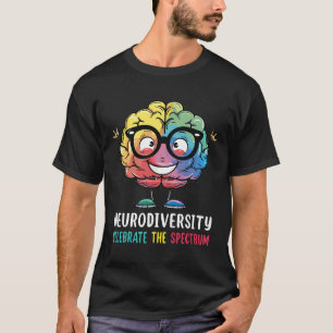Neurodiversity Brain Autism Awareness Asd Adhd Men T-Shirt