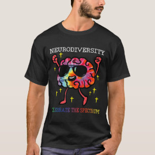 Neurodiversity Brain Autism Awareness Asd Adhd Men T-Shirt