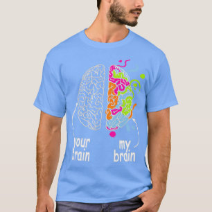 Neurodiversity brain Gift idea for Dyslexia ADHD A T-Shirt