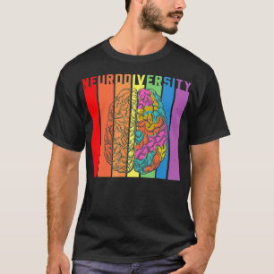 Neurodiversity Brain Neurodiverse  T-Shirt