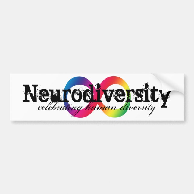 Neurodiversity bumper sticker (Front)