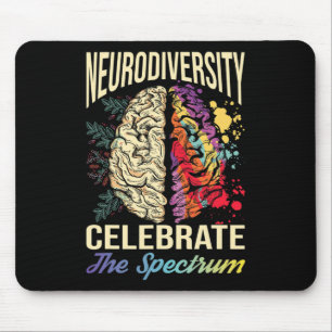 Neurodiversity Celebrate The Spectrum Autism Asd A Mouse Mat