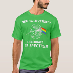 Neurodiversity Celebrate the Spectrum Autistic Rai T-Shirt