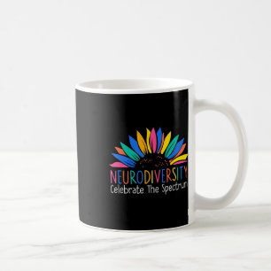 Neurodiversity Celebrate The Spectrum Brain Autism Coffee Mug