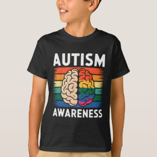 Neurodiversity Celebrate The Spectrum Brain Autism T-Shirt