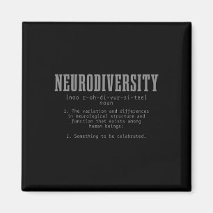 Neurodiversity Definition Autism Awareness Month Magnet