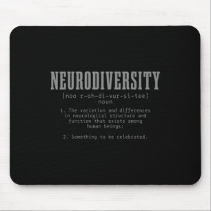 Neurodiversity Definition Autism Awareness Month Mouse Mat
