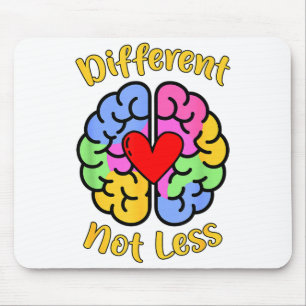 Neurodiversity Dyslexia Autism Awareness Different Mouse Mat