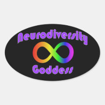 Neurodiversity Goddess sticker