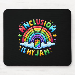 Neurodiversity Inclusion Is My Jam Autism Awarenes Mouse Mat