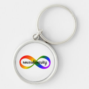 Neurodiversity Infinity Key Ring