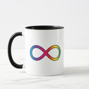 Neurodiversity infinity symbol mug