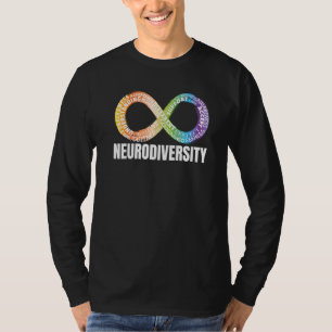 Neurodiversity Infinity Symbol Spectrum Autism Awa T-Shirt
