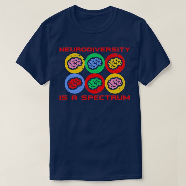 Neurodiversity is a Spectrum ADHD Adult Parents Ki T-Shirt (Design Front)