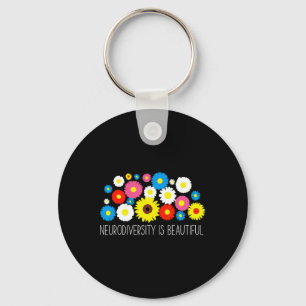 Neurodiversity Is Beautiful Autism Awareness Inclu Key Ring