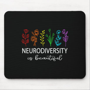 Neurodiversity Is Beautiful Autism Awareness Men W Mouse Mat
