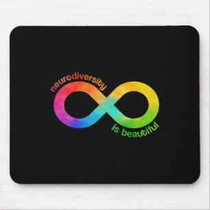 Neurodiversity Is Beautiful Autism Neurodivergent Mouse Mat