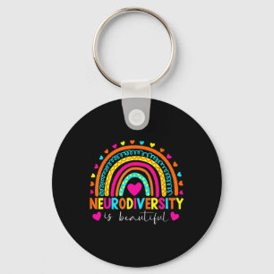 Neurodiversity Is Beautiful Special Autism Awarene Key Ring