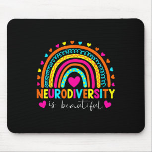 Neurodiversity Is Beautiful Special Autism Awarene Mouse Mat