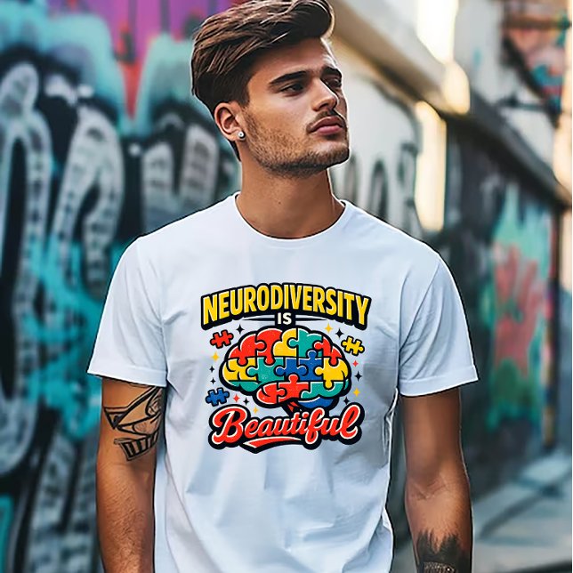 Neurodiversity is Beautiful Tri-Blend Shirt (Creator Uploaded)