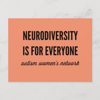 Neurodiversity is for Everyone Postcard