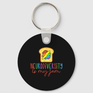 Neurodiversity Is My-jam Autism Awareness Special Key Ring