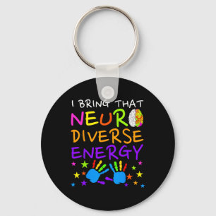 Neurodiversity Kids Boys Autism Awareness Girls Ad Key Ring