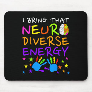 Neurodiversity Kids Boys Autism Awareness Girls Ad Mouse Mat