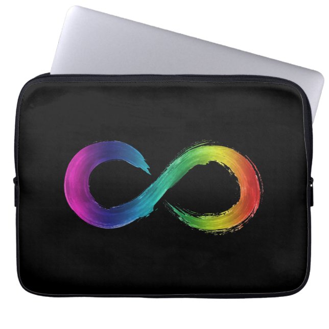 neurodiversity  laptop sleeve (Front)