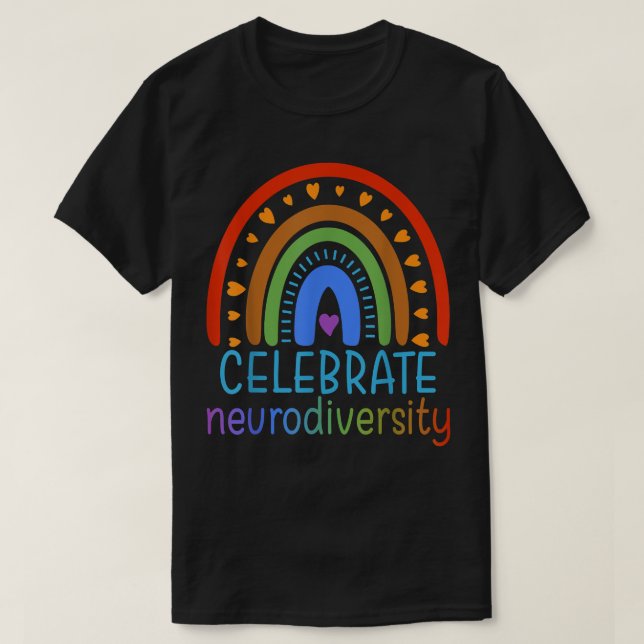 Neurodiversity Mental Health Autism Awareness 5846 T-Shirt (Design Front)