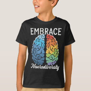 Neurodiversity Mental Health Awareness Colourful B T-Shirt