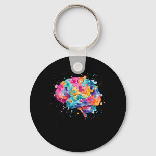 Neurodiversity Not Great Minds Think Alike Autism Key Ring