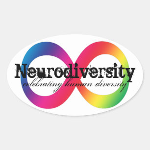 Neurodiversity Oval Sticker