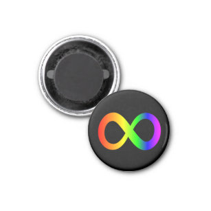 Neurodiversity Rainbow Infinity Symbol Autism Magnet