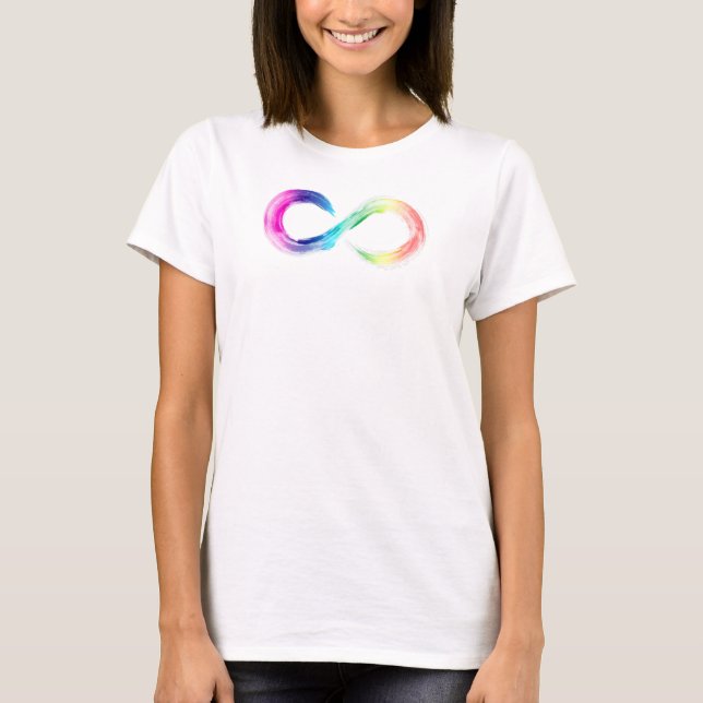 Neurodiversity Rainbow T-Shirt (Front)