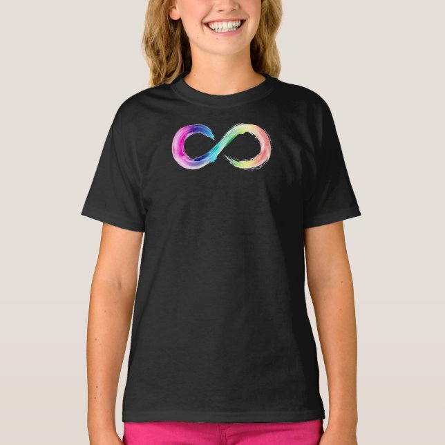 Neurodiversity Rainbow T-Shirt (Front)