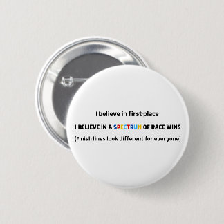 Neurodiversity Run Autism Awareness Month Running  6 Cm Round Badge