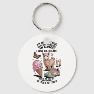 Neurodiversity Spectrum Mental Disorder Autism Awa Key Ring