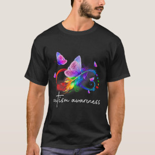 Neurodiversity Symbol Rainbow Infinity Autism Awar T-Shirt