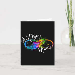Neurodiversity Symbol Rainbow Infinity Autism Mum Card
