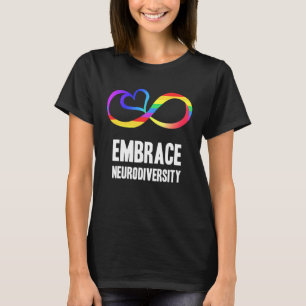 Neurodiversity Symbol Rainbow Infinity Autism Mum T-Shirt