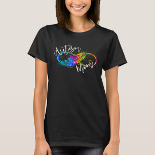 Neurodiversity Symbol Rainbow Infinity Autism Mum  T-Shirt