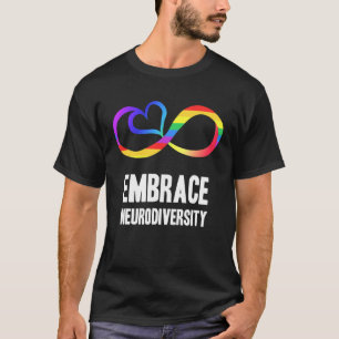 Neurodiversity Symbol Rainbow Infinity Autism Mum T-Shirt
