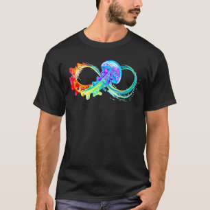Neurodiversity Symbol Rainbow Infinity Autism Mum T-Shirt