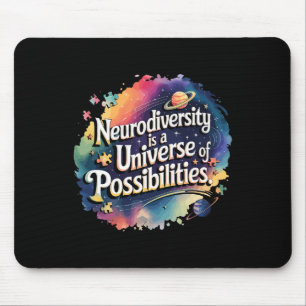 Neurodiversity Universe Of Possibilities Space Aut Mouse Mat